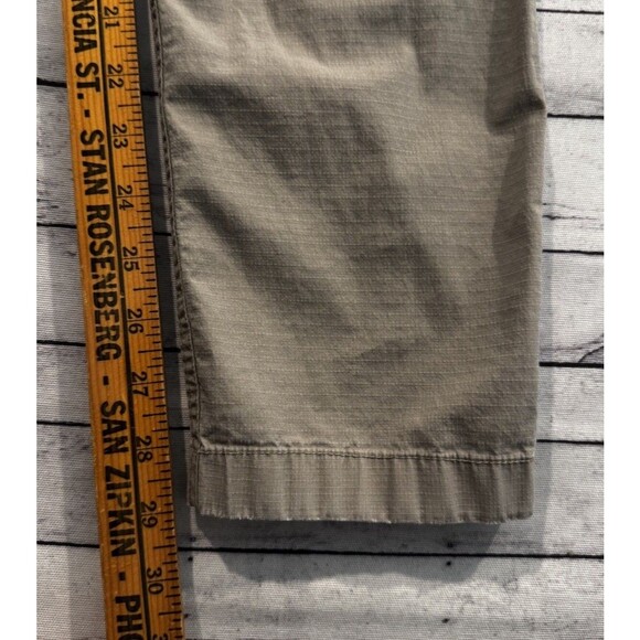 Vuori Mens Ripstop Trail Pant Sz M Khaki Active Zip Pocket Outdoor Casual W FLAW - Picture 10 of 16